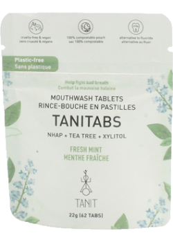 Tanitabs Mouthwash Tablets (Fresh Mint, Pouch) - 62 Tabs