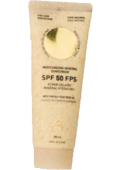 Moisturizing Mineral Sunscreen SPF50 (Coconut Vanilla) - 90ml