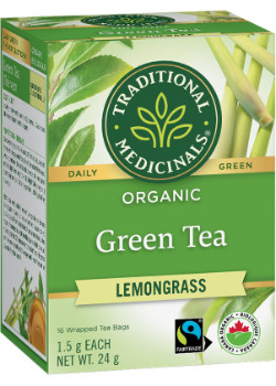 Organic Green Tea With Lemongrass - 16 Tea Bags