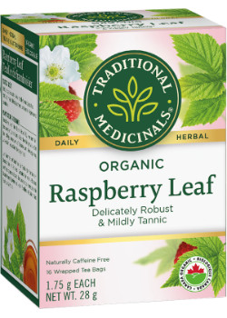 Organic Raspberry Leaf Tea - 16 Tea Bags