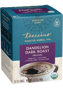 Roasted Herbal Tea (Dandelion Dark Roast) - 10 Tea Bags