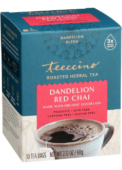 Roasted Herbal Tea (Dandelion Red Chai) - 10 Tea Bags