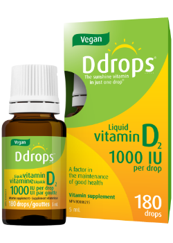 Adult D Drops 1,000iu Vegan - 5ml (180 Drops)