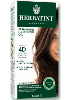 Herbatint Permanent Hair Color (4D Golden Chestnut) - 135ml