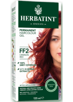 Herbatint Permanent Hair Color (FF2 Crimson Red) - 135ml - Herbatint Hair Colour