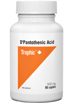 D-Pantothenic Acid (B5) 500mg - 90 Caplets