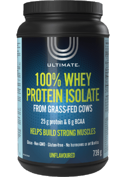 Ultimate 100% Whey Protein Isolate (Unflavoured) - 739g