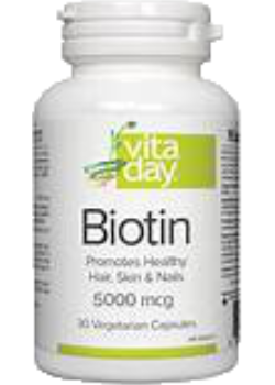 Biotin 5,000mcg - 30 V-Caps