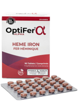 OptiferA Alpha Heme Iron - 90 Tabs