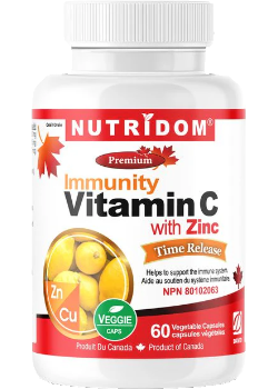 Buy Nutridom Vitamin C With Zinc & Copper (Time Release) - 60 V