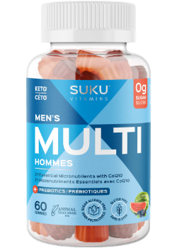 Buy Suku Vitamins THE COMPLETE MEN'S MULTI – 60 GUMMIES at