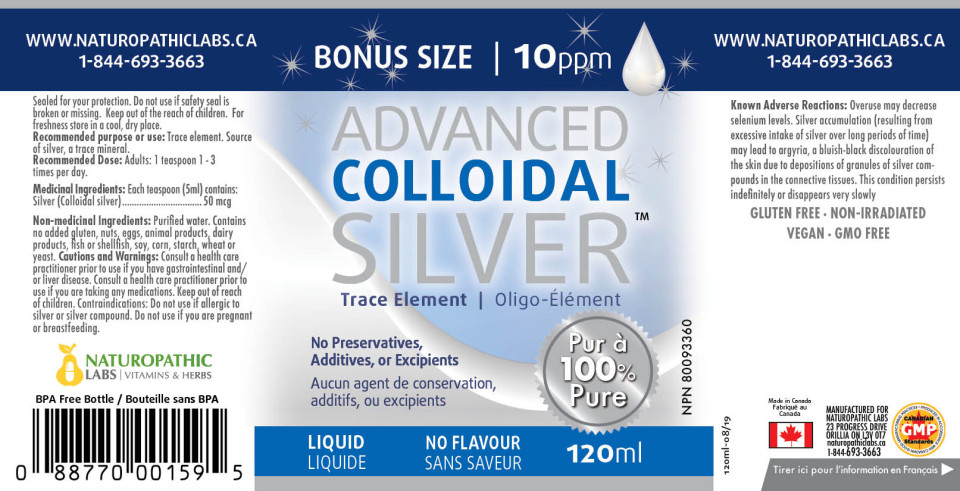 Advanced Colloidal Silver - 120 + 120ml Spray FREE
