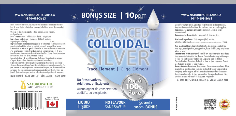 Advanced Colloidal Silver - 600 + 250ml FREE