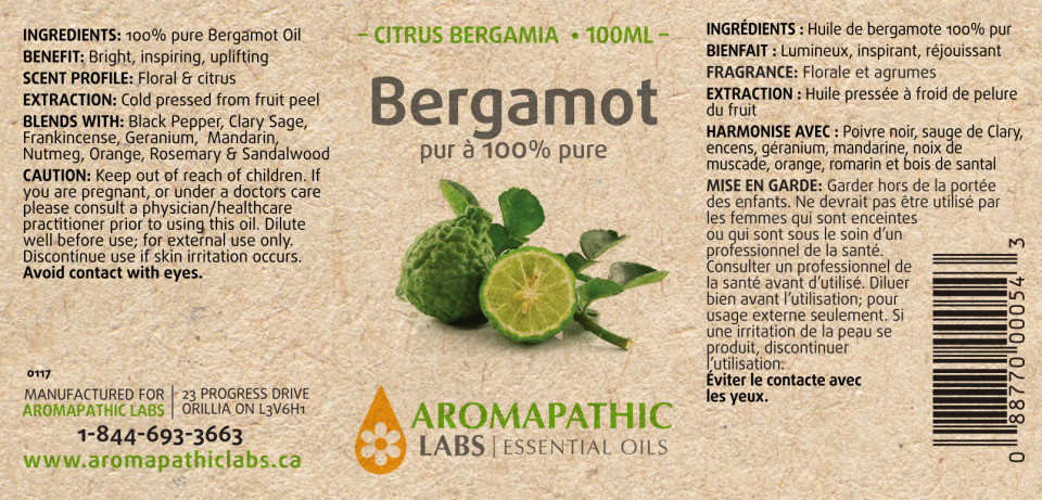 Bergamot Oil - 100ml + BONUS