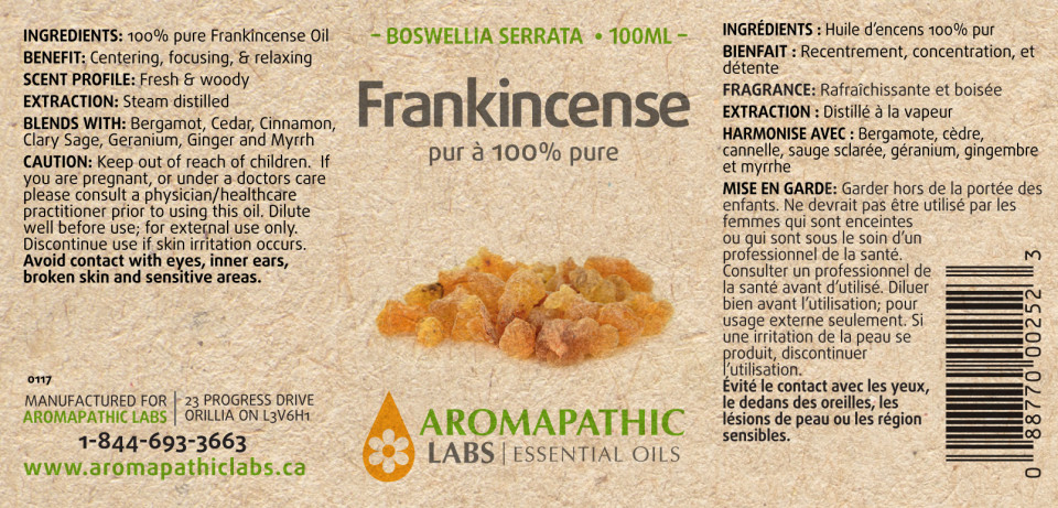 Frankincense Oil - 100 + 30ml FREE