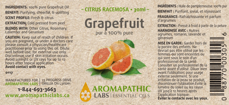 Grapefruit Oil - 30ml + BONUS