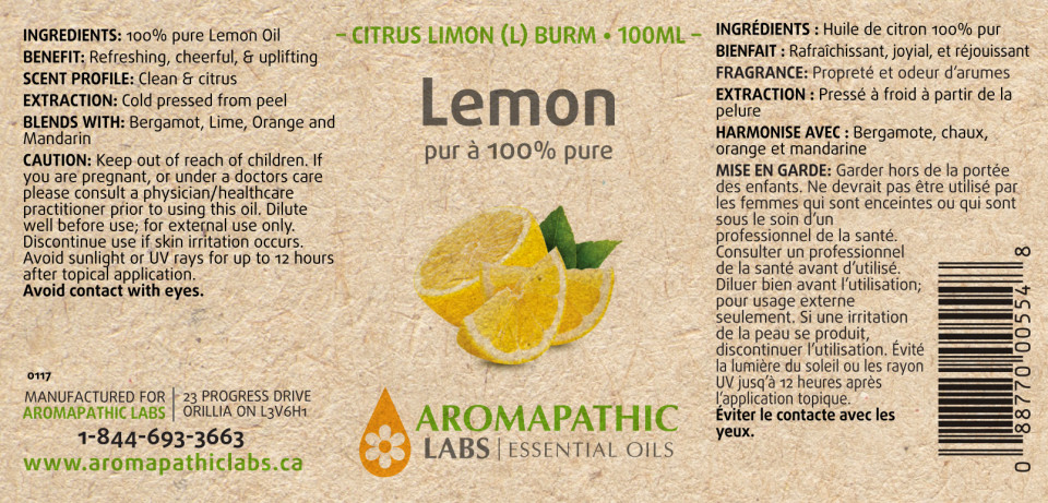 Lemon Oil - 100ml + BONUS