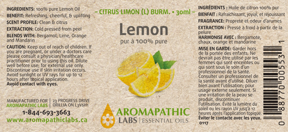 Lemon Oil - 30 + 30ml FREE