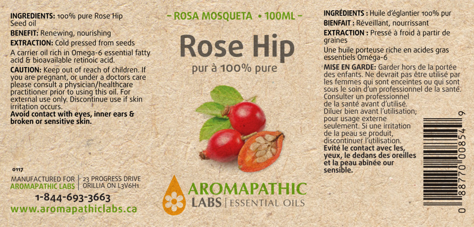 Rosehip Seed Carrier Oil (100% Pure) - 30ml