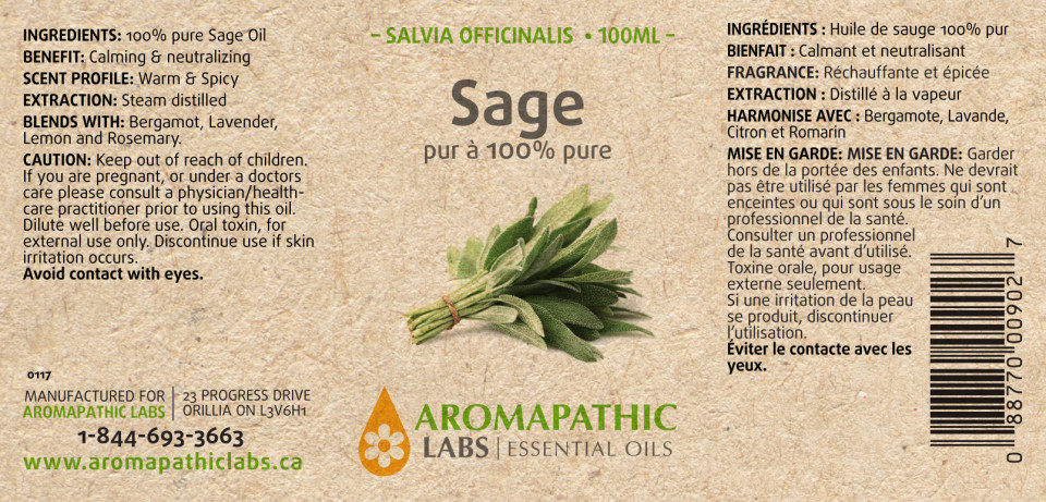 Sage Oil - 100ml + BONUS