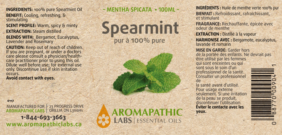 Spearmint Oil - 100ml + BONUS