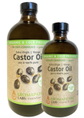 Organic Castor Oil 100% Pure (Cold Pressed & Hexane Free) - 500 + 250ml FREE