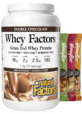 Whey Factors Protein (Double Chocolate) - 1kg + BONUS