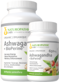 Ashwagandha 650mg (Organic) + Bioperine - 240 V-Caps + BONUS