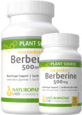 Berberine 500mg - 120 + 60 V-Caps FREE
