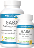 GABA 600mg - 240 + 60 V-Caps FREE