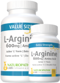 L-Arginine 600mg - 240 V-Caps + 60 V-Caps FREE