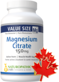 Magnesium Citrate 150mg - 360 Caps + BONUS