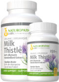Milk Thistle (Organic) 250mg 80% Silymarin - 240 + 60 V-Caps FREE