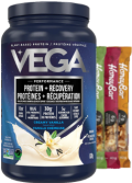 Vega Performance Protein + Recovery (Cream Vanilla) - 828g + BONUS