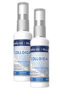 Naturopathic Labs Advanced Colloidal Silver - 120 + 120ml Spray FREE