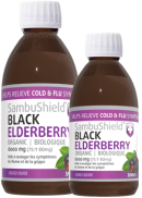 Naturopathic Labs Sambushield Black Elderberry Syrup (Organic) - 500 + 200ml FREE
