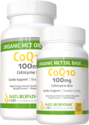 Naturopathic Labs Active CoQ10 100mg (+Org. MCT Oil Base & Black Pepper) - 120 + 30 Softgels FREE