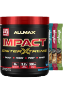 Allmax Impact Igniter Xtreme (Blue Raspberry) - 360g + BONUS