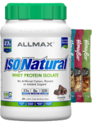 Allmax Isonatural Whey Protein Isolate (Chocolate) - 2lbs + BONUS