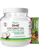 Alpha Health Coconut Oil Organic Virgin DME - 1.75L (Plastic Jar) + BONUS