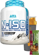 ANS Performance N-ISO Hydrolyzed Whey Isolate (Cookies & Cream) - 5lbs + BONUS
