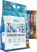 ANS Performance N-Mass Extreme Gainer (Milk Chocolate) - 15lbs + BONUS