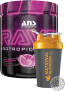 Rave Nootropic Energy (Pink Lemonade) - 252g + BONUS - ANS Performance