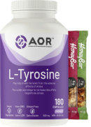 AOR L-Tyrosine - 180 V-Caps + BONUS