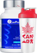 CanPrev K2 120mcg (Organic Coconut Oil) - 120 Softgel + BONUS