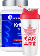 CanPrev Krill Oil - 120 Softgel + BONUS