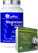 CanPrev Magnesium Bis-Glycinate 80 Ultra Gentle - 240 V-Caps + BONUS
