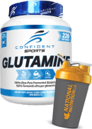 Confident Sports Glutamine - 1,100g + BONUS