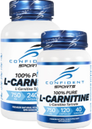 Confident Sports L-Carnitine 750mg - 240 + 120 Caps