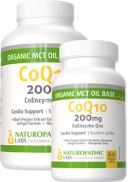 Naturopathic Labs Active CoQ10 200mg (+Org. MCT Oil Base & Black Pepper) - 240 + 60 Softgels FREE